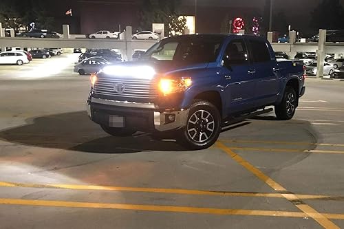 Miniatura 9 de iJDMTOY Interruptor de botón de 4 polos de 12 V estilo fábrica con luz indicadora de barra de luz LED compatible con Jeep Truck 4x4 SUV ATV (tamaño