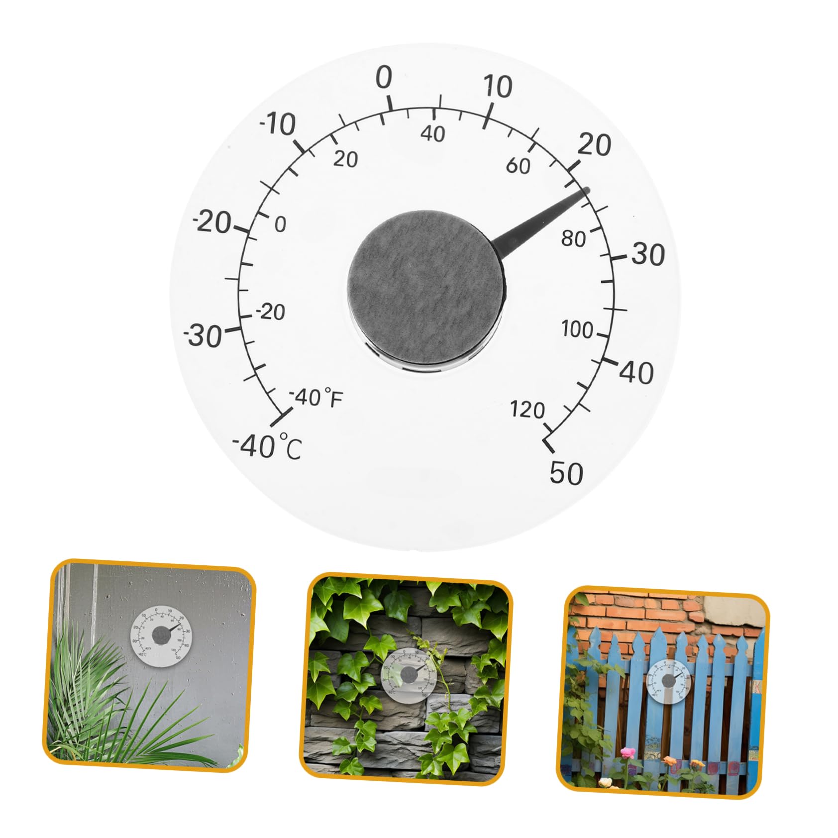 SUPVOX 3 Pièces thermomètre thermometre bebe thermometre bébé de plein air moniteur de qualité de l'air thermostat jauge de température précise mètre de température ambiante Acrylique