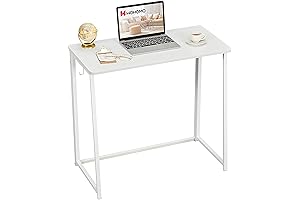 WOHOMO 31.5" Slim Folding Wood Computer Desk
