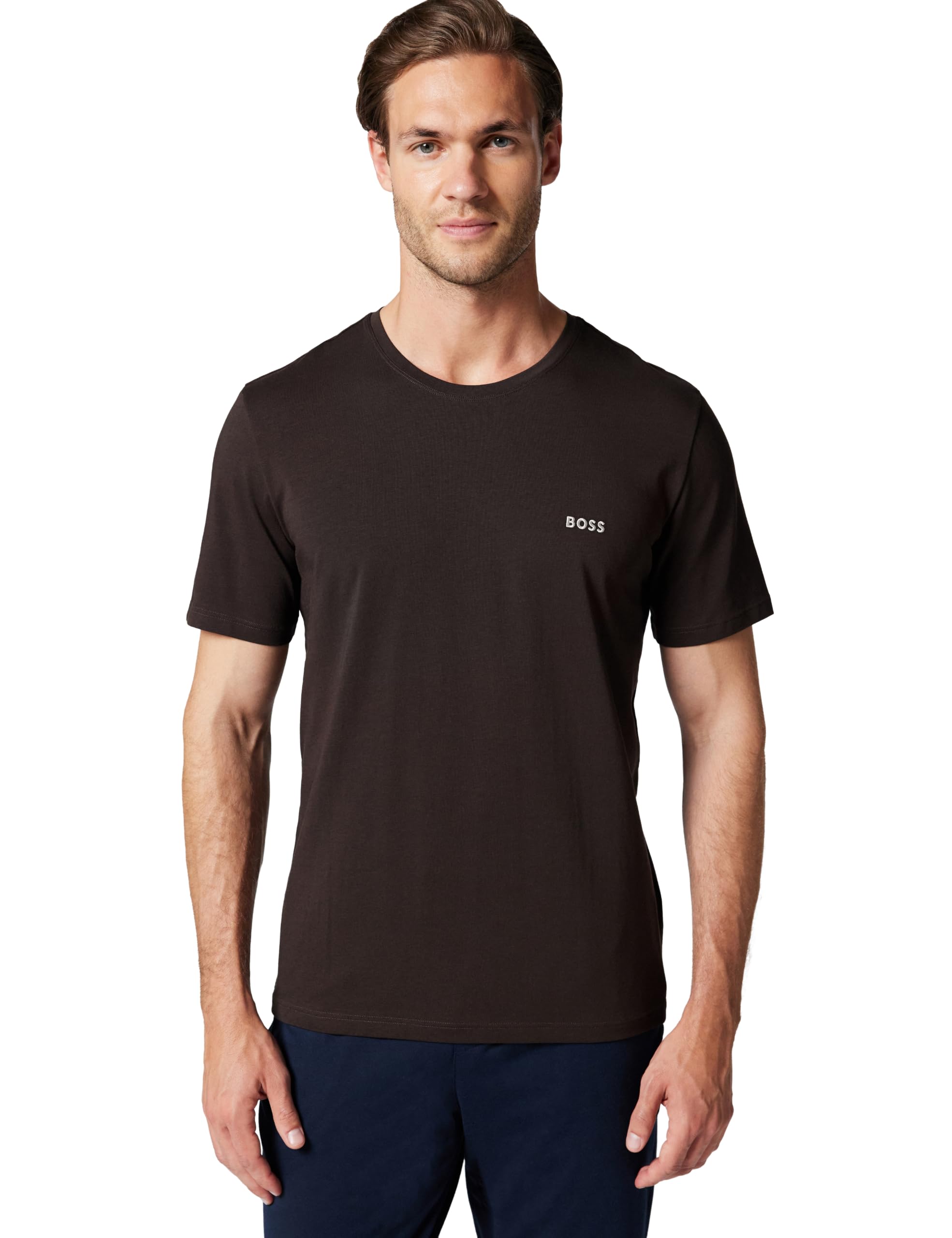 BOSS Men's Mix & Match T-Shirt R 10259900 0 Loungewear T-Shirt, Dark Brown 207, L