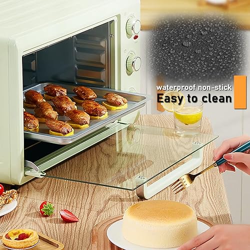 Miniatura 2 de Revestimientos para horno para la parte inferior del horno, paquete de 5 tapetes grandes y resistentes, 17 x 25 pulgadas, antiadherentes,
