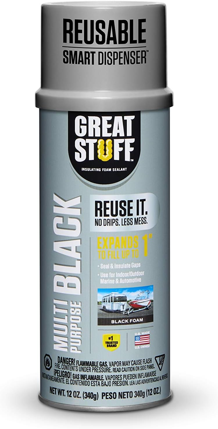 Great Stuff 99112876 Smart Dispenser Multipurpose Black, 12 Oz.