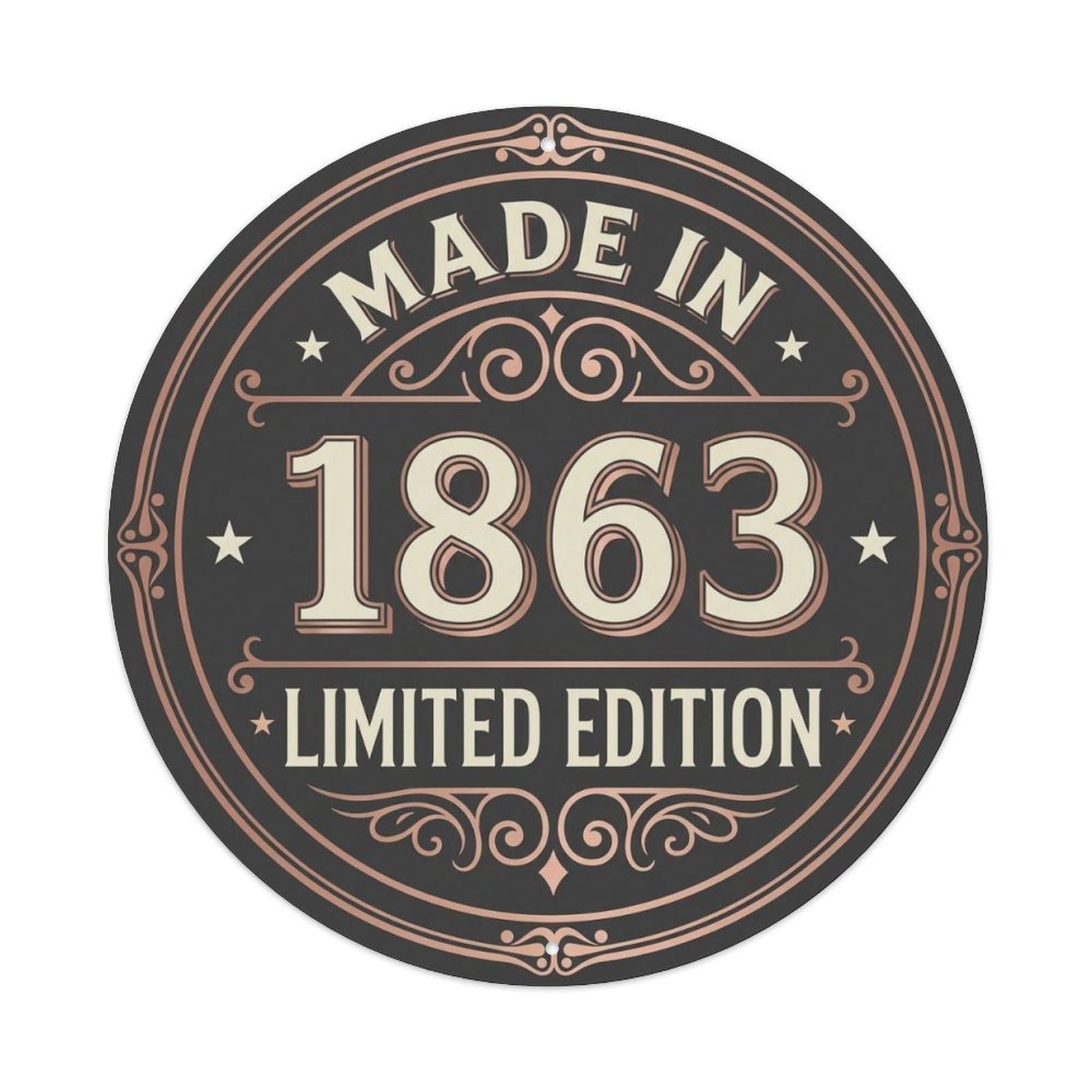 Okahys 8X8inch(20X20cm) Made In 1863 Limited Edition Metal Tin Sign