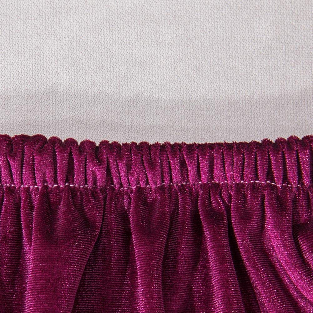 Copridivano in morbido velluto, antipolvere, copertura completa per divani pieghevoli, senza braccioli, misura XL (190-225 cm), elegante e durevole