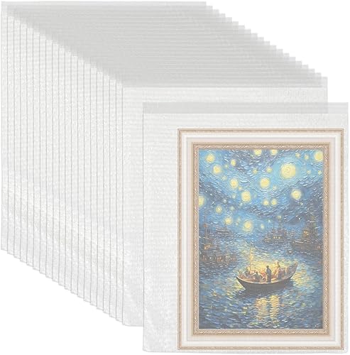 Miniatura 10 de 200 bolsas de plástico de burbujas, 4 x 6 pulgadas, bolsas transparentes de burbujas, materiales de embalaje para artículos frágiles, fundas para