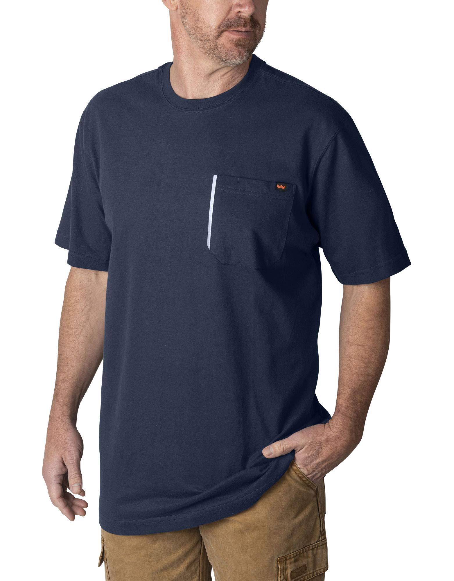 Walls Mens Grit Heavyweight Short-Sleeve Cotton Work T-Shirt