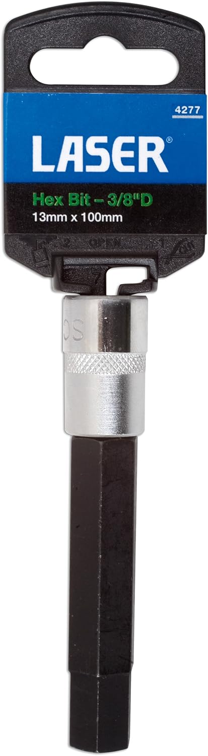 Laser 4277 Long Series Hex Bit 3/8" D 13mm