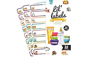 Self-Laminating Write-On Cup Labels for Daycare and School