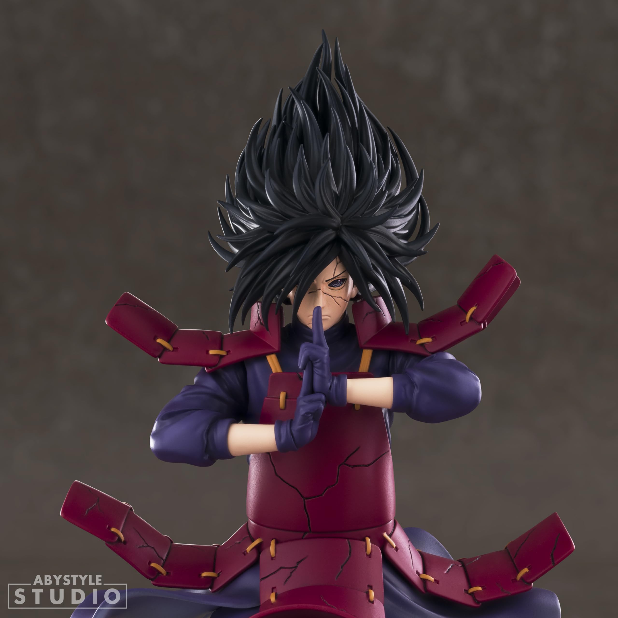 ABYSTYLE Studio – Figurine Naruto Shippuden Madara Uchiha – Produit Officiel – Statue Premium – Finitions Haute Qualité – Pièce de Collection