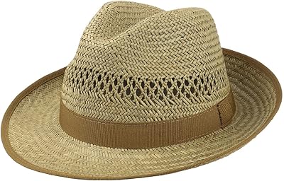 Lipodo Basic Bogart Straw Hat Women/Men Nature 6 3/4-6 7/8