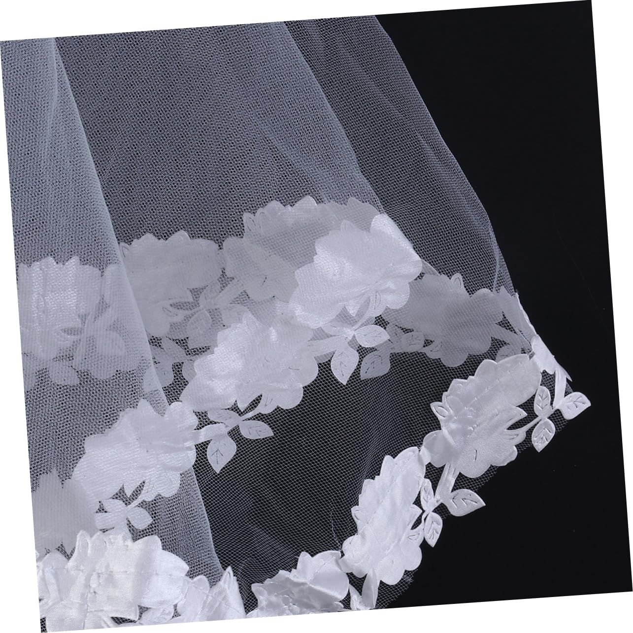 Elegante Velo da Sposa in Rete con Fascia per Capelli Bianca, Lunghezza 1,5 m per Matrimonio