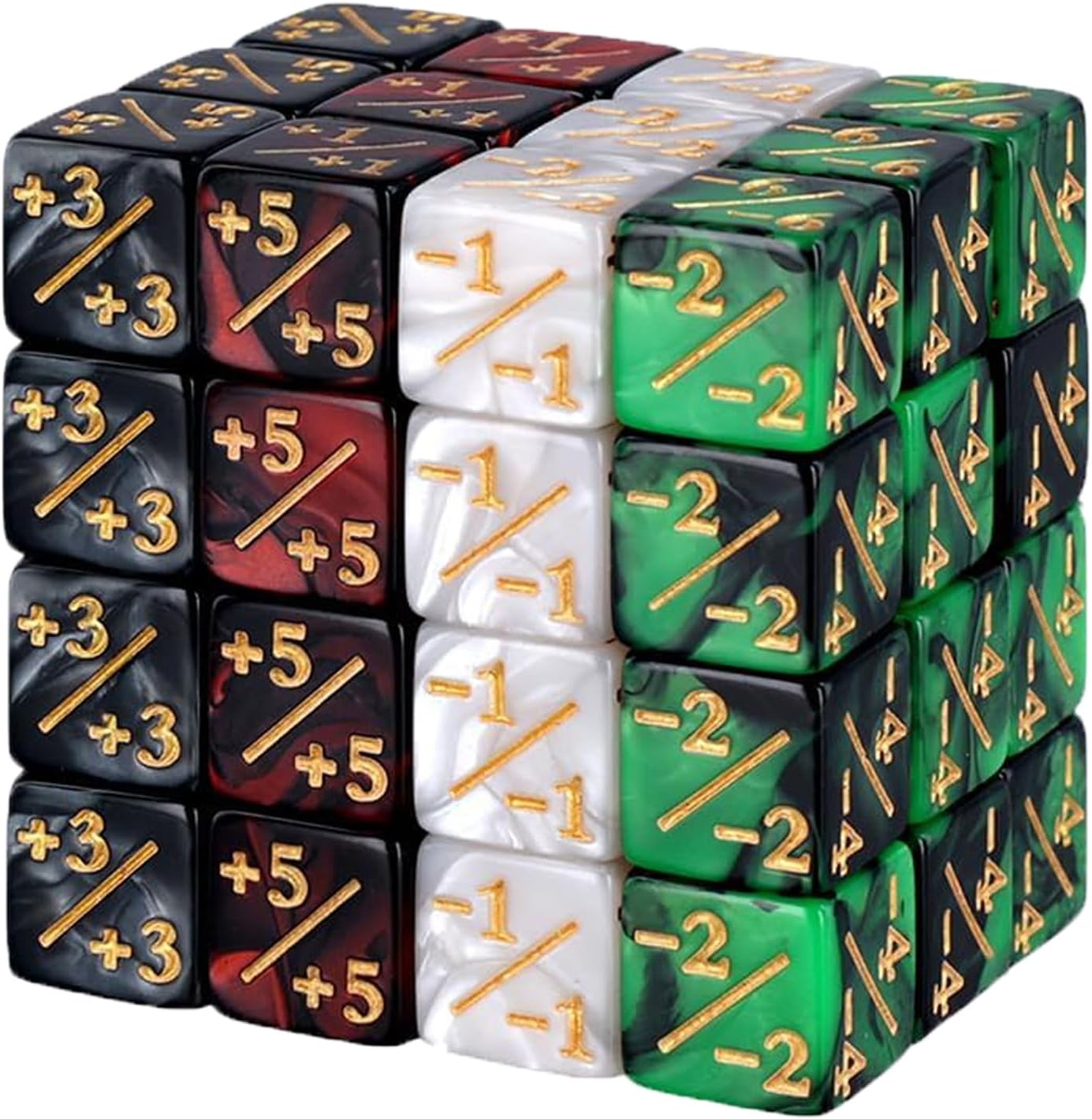 48pcs Mtg Dice, Dice & Accessories, Mtg Counters, For Magic The Gathering Dice Set Cube Loyalty Counter For Party Table Games