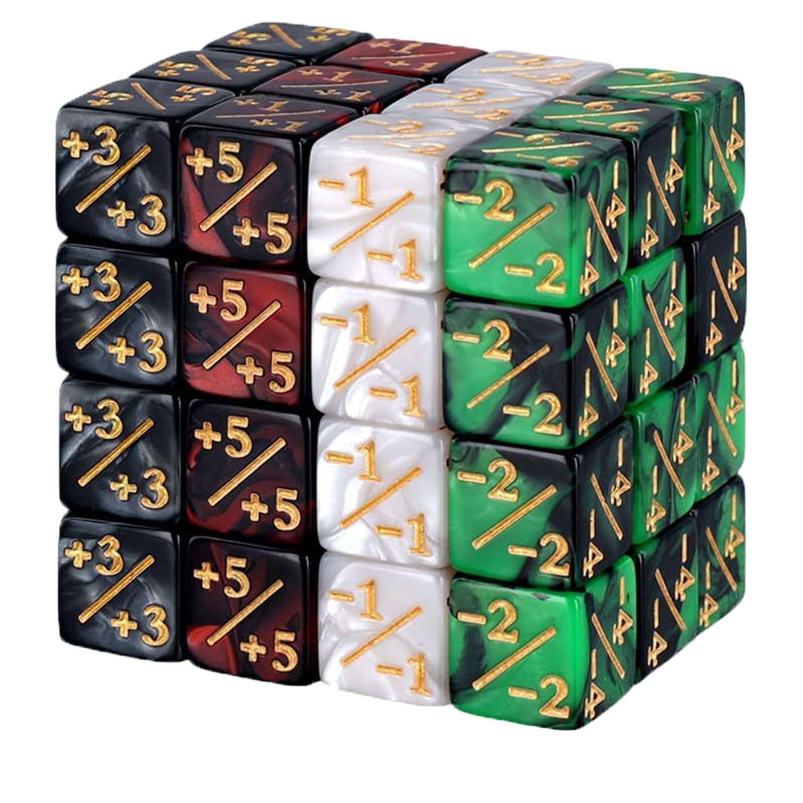 48pcs Mtg Dice, Dice & Accessories, Mtg Counters, For Magic The Gathering Dice Set Cube Loyalty Counter For Party Table Games