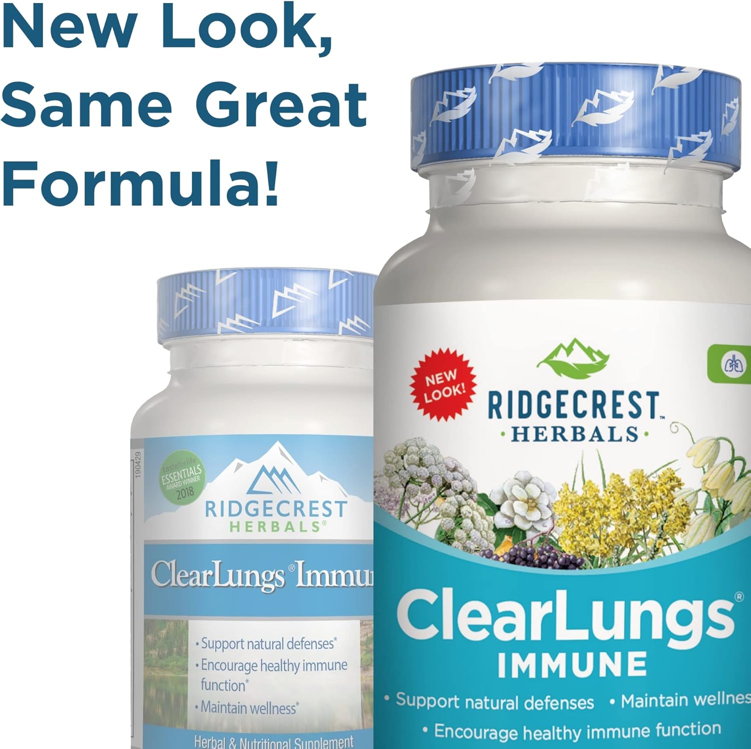 Ridgecrest Herbals ClearLungs Immune, 60 Cap : Health & Household