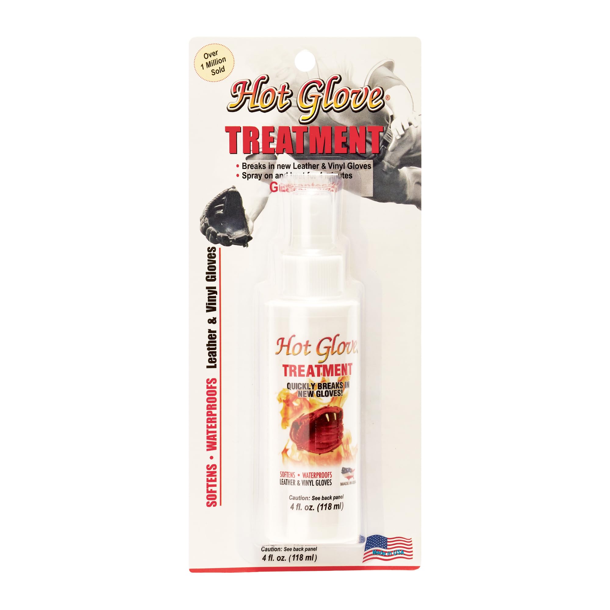 Hot Glove Heat Treatment Instant Glove Break-In for Baseball and Softball Gloves - the Original Hot Glove