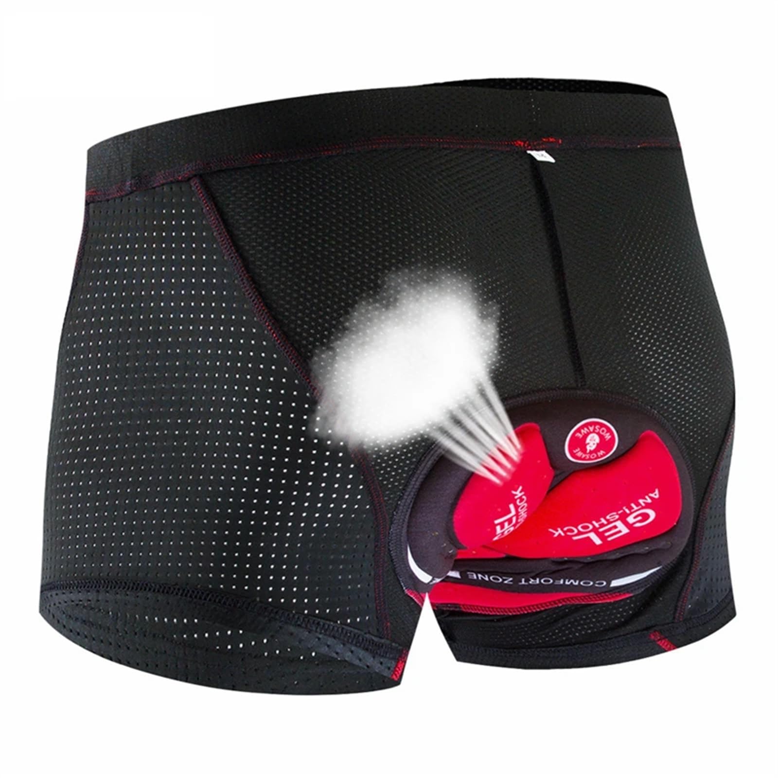 Genérico Culote Ciclismo Hombre, Ropa Interior de Ciclismo for Hombre con cojín Espuma Silicona y Gel, Pantalones Cortos Transpirables for Exteriores, MTB, Bicicleta Carretera, Bikepacking