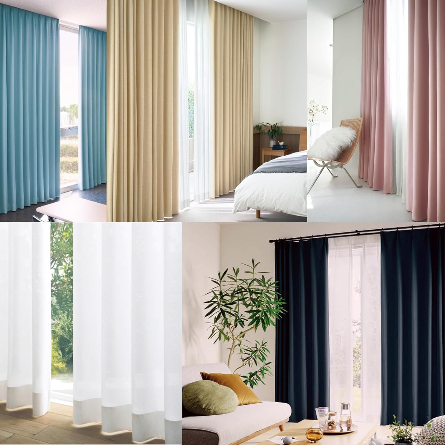 40色1級遮光カーテン「K-wave-D-plain」｜カーテン通販 カーテンくれない