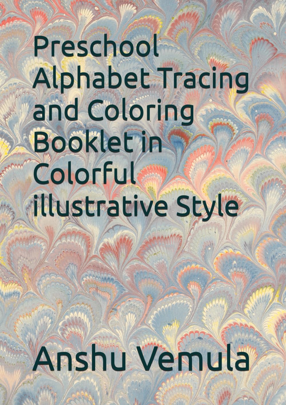 Preschool Alphabet Tracing and Coloring Booklet in Colorful illustrative Style