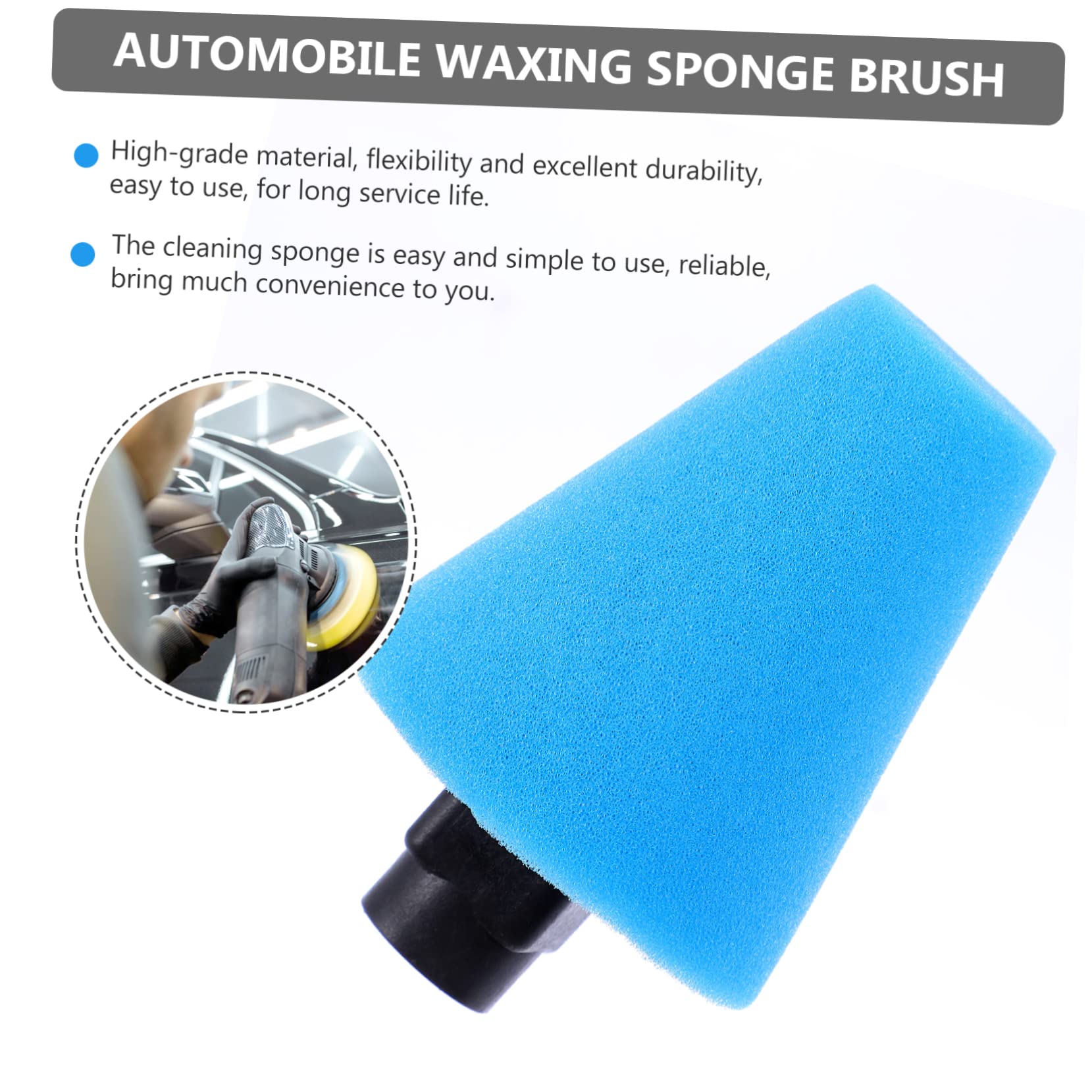 Gatuida Brosse en Mousse PP pour Nettoyage de Jantes Voiture Solide et Polyvalente