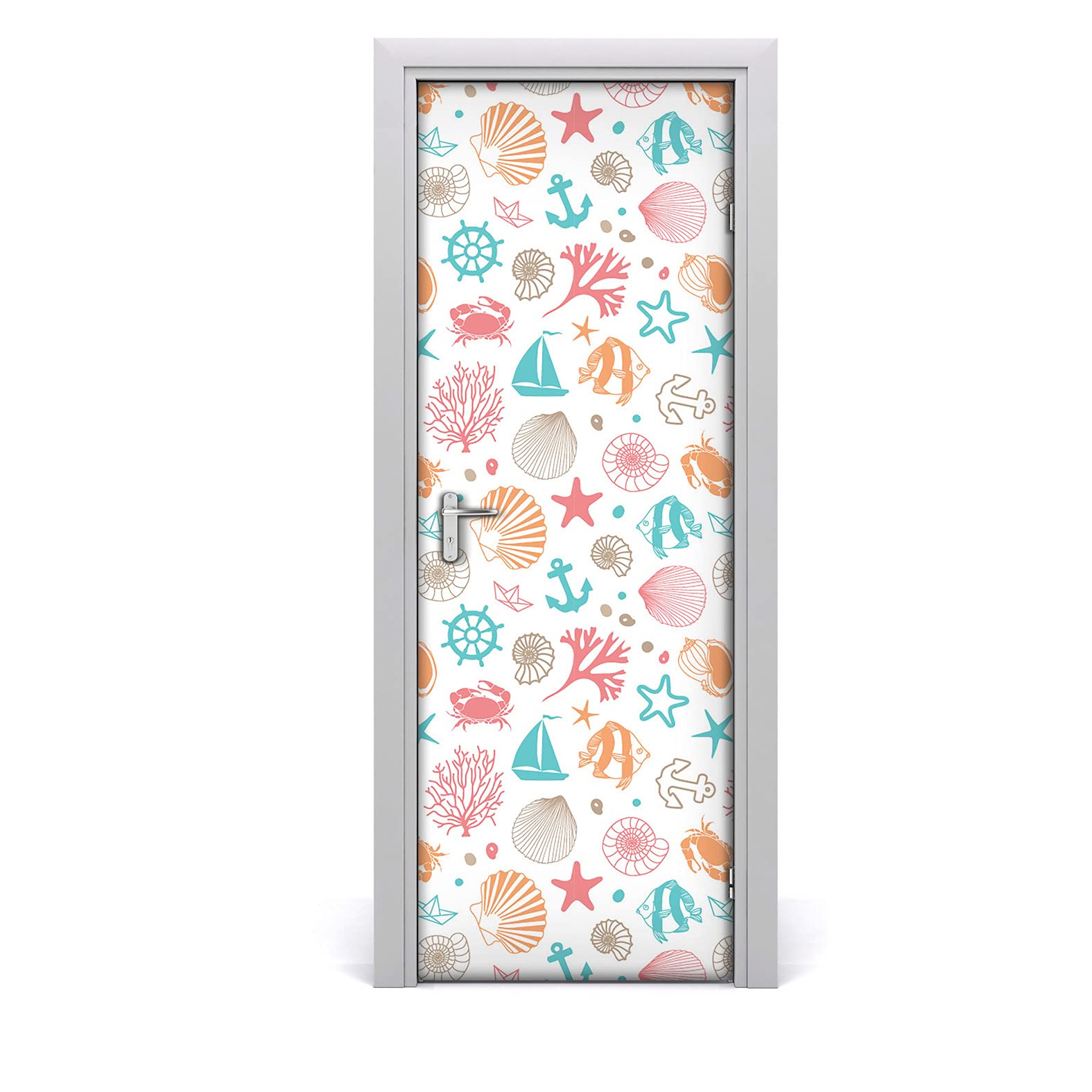 Papier peint sur la porte mural 85x200cm autocollant Coloray