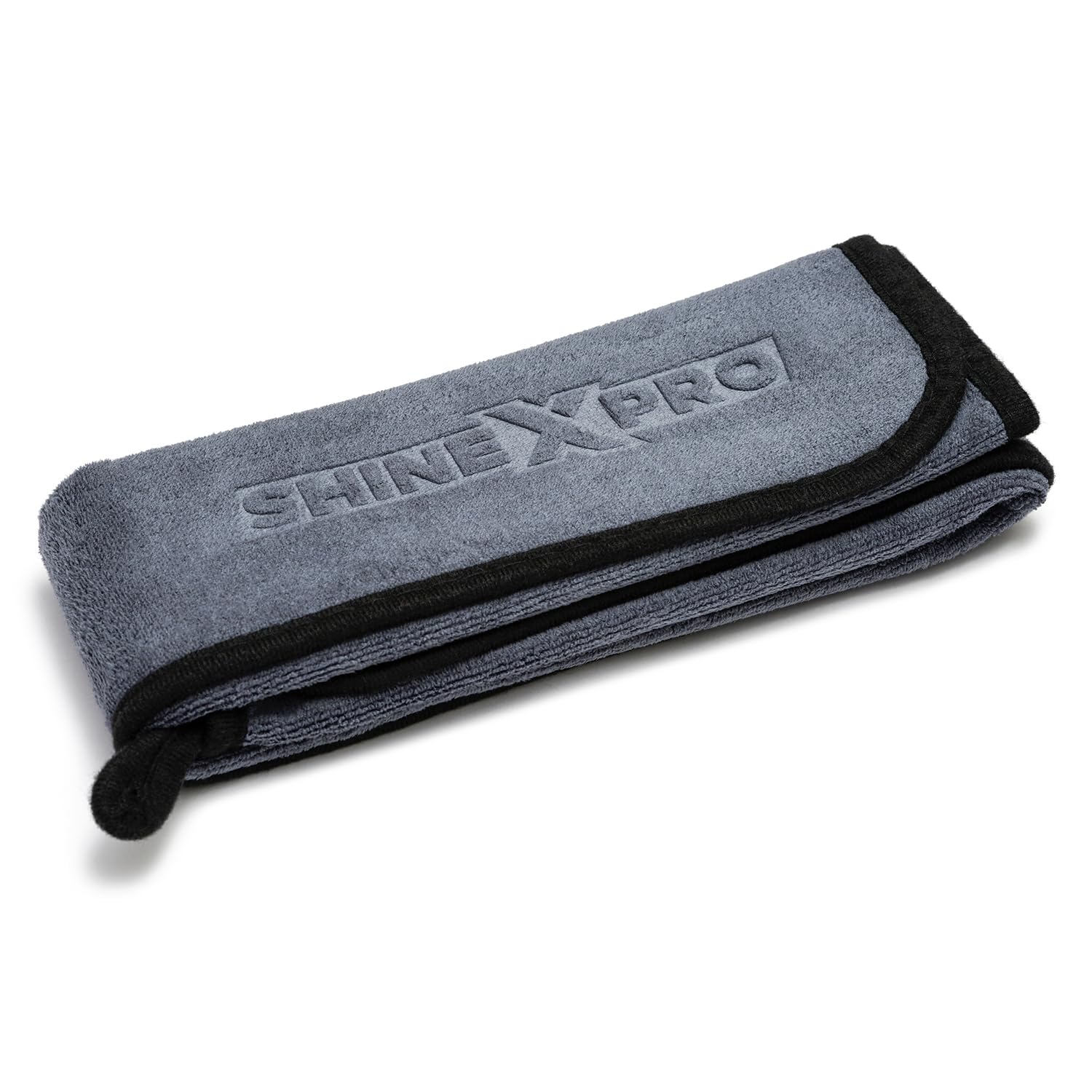 ShineXPro Microfiber Car Cleaning Cloth - Og Soft 500 Gsm Extra Large (35X75 Cm) Microfiber Cloth For Car And Bike - Suede Edging For Scratchless Drying And Detailing (Pack Of 4), Grey