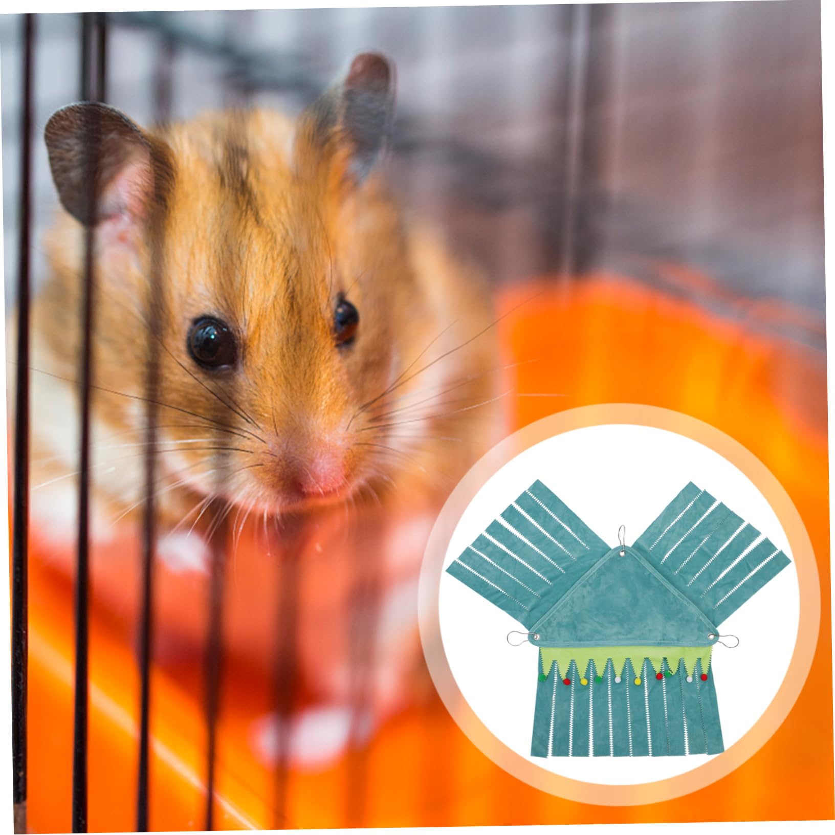 INOOMP 3pezzi Hammock Per Criceti e Piccoli Animali Rifugio Creativo Per Criceti Scoiattoli e Degu Per Giocare e Riposare Tutte Le Stagioni