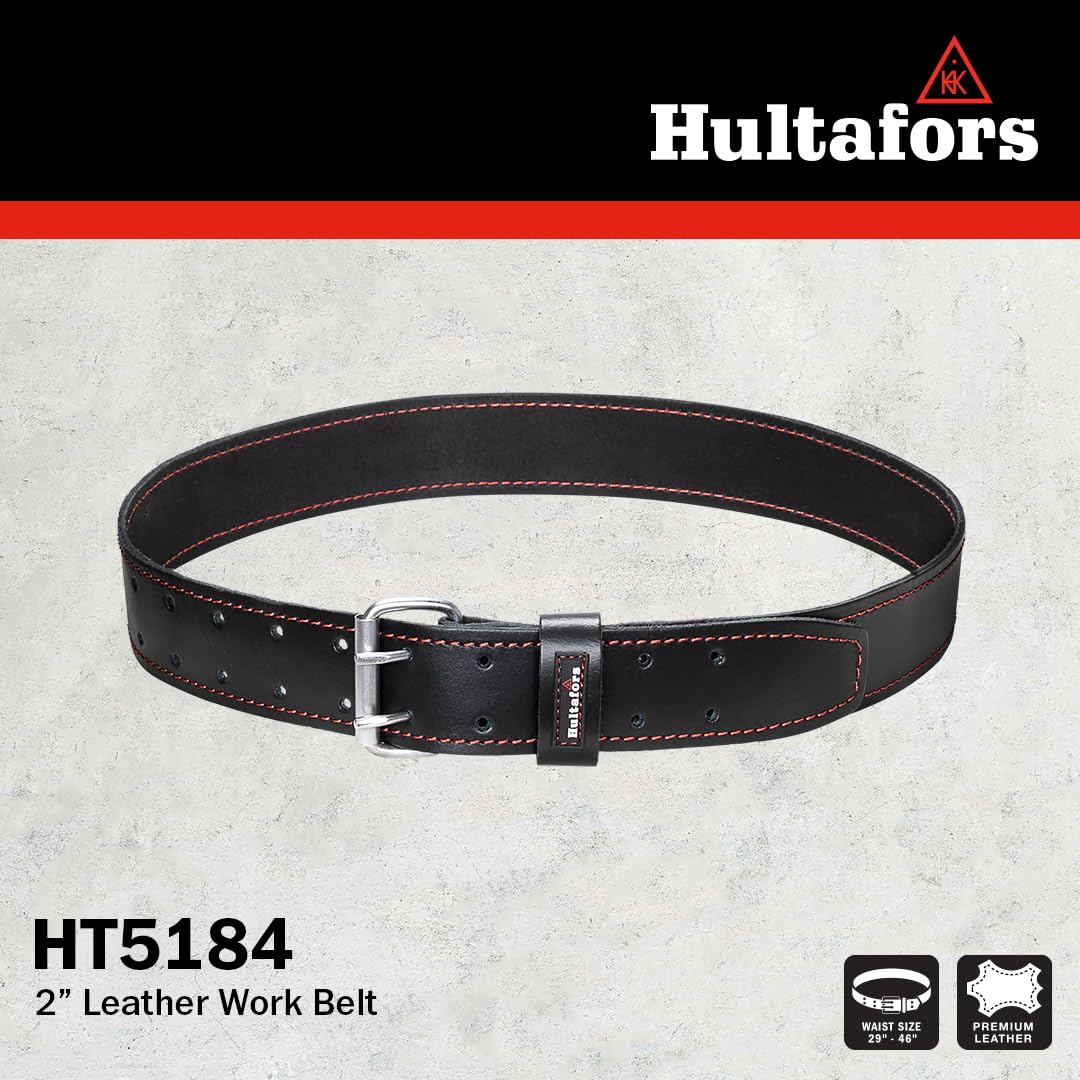 Hultafors Work Gear HT5184 Ceinture de travail en cuir 5 cm