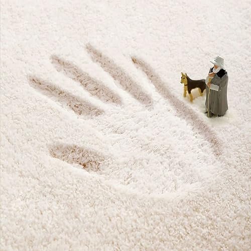 Miniatura 6 de FINOREN Art Line - Alfombra de área de 4 x 6 pies, para sala de estar, dormitorio, cocina, pasillo, parte trasera antideslizante, no se desprende,