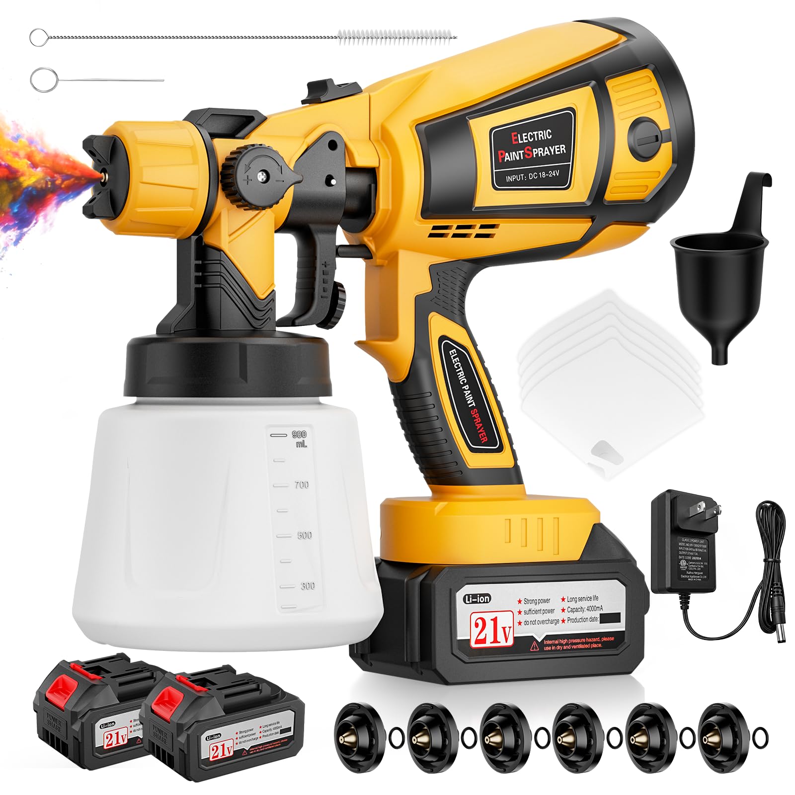 LUXARIAEL PQQ01 Cordless Paint Sprayer