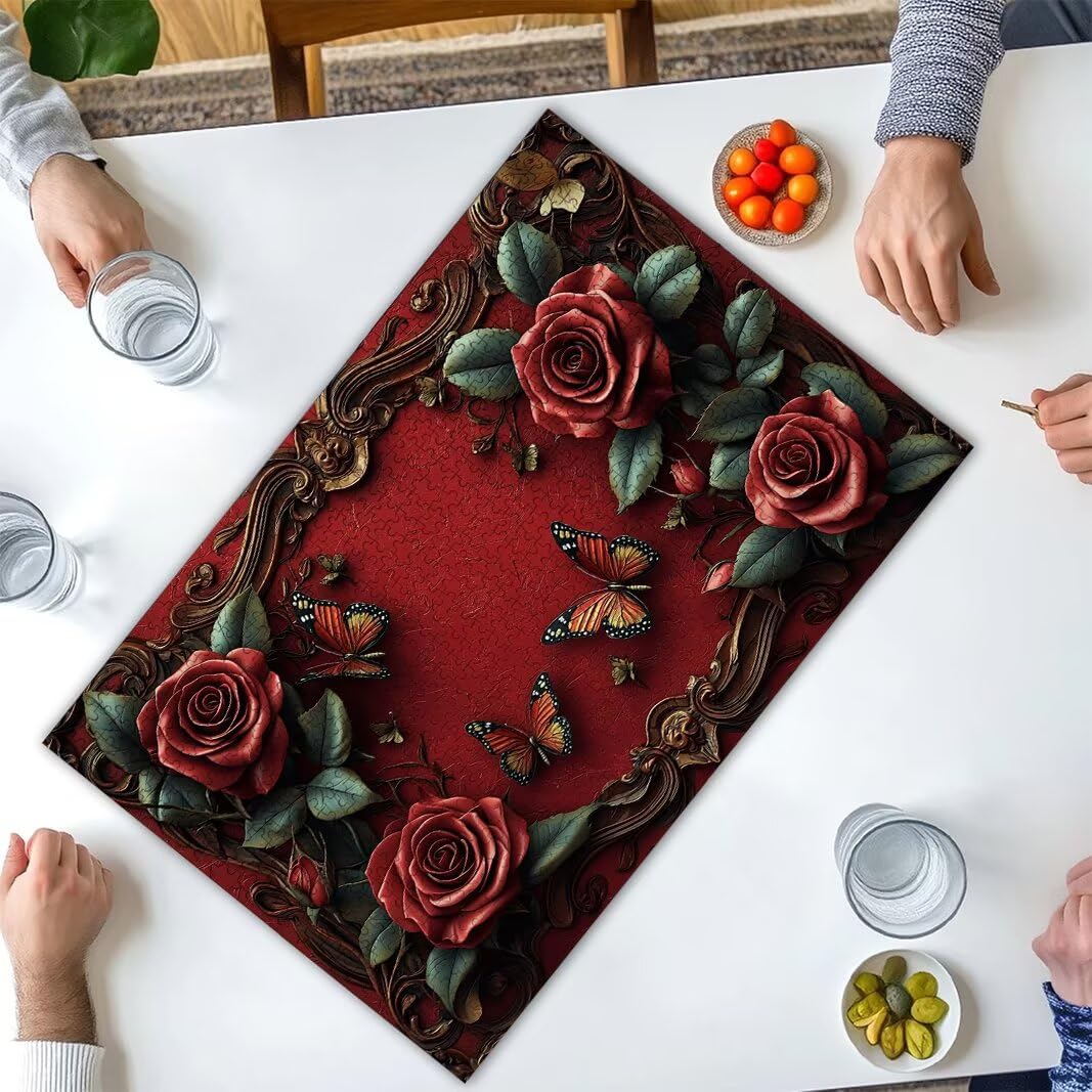 Puzzle 3000 Pièces Adultes, Puzzle 3000 Pieces Rose, Cadeau Femme -3010