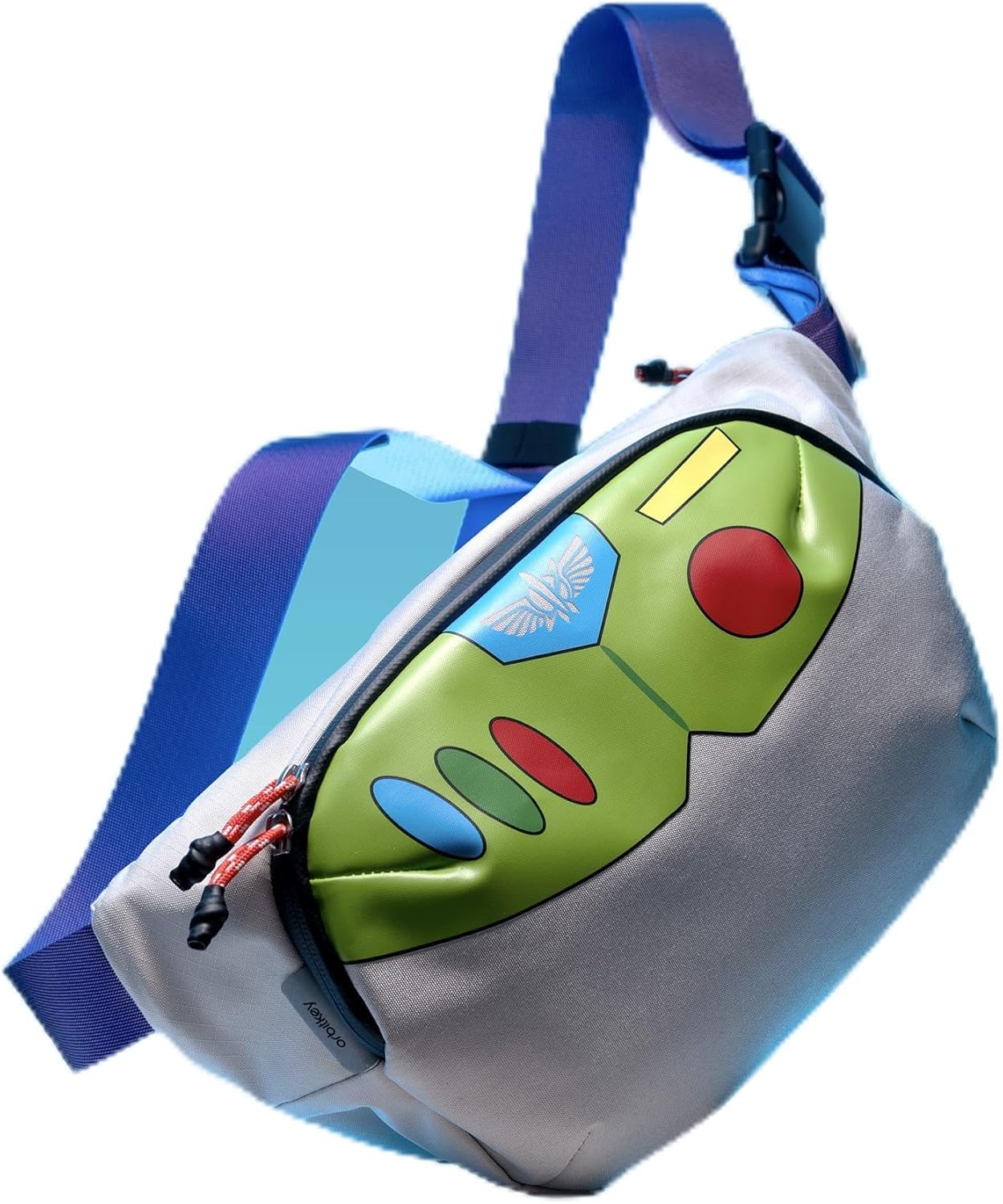 Orbitkey Disney™ Sling Mini 4L – Slim Everyday Crossbody Pouch with Weather-Resistant Exterior, Secure Front & Rear Zip Pocket, Mesh Organiser, Adjustable Strap (Woody)