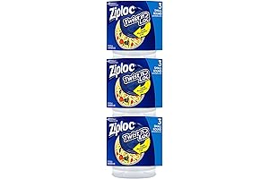 Ziploc Twist N Loc Small Round Food Storage Containers, 9 Count