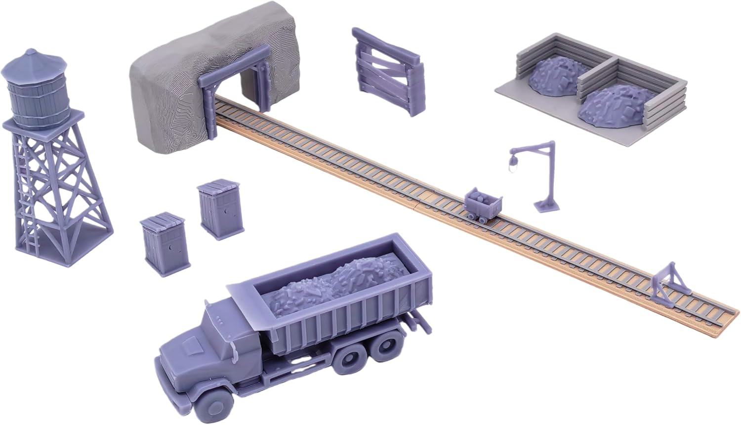 Outland Models Miniatures Ore Mining Accessory Set 1:87 HO Scale