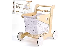 Wooden Baby Walker Doll Stroller: Unparalleled Learning and Fun for Toddlers