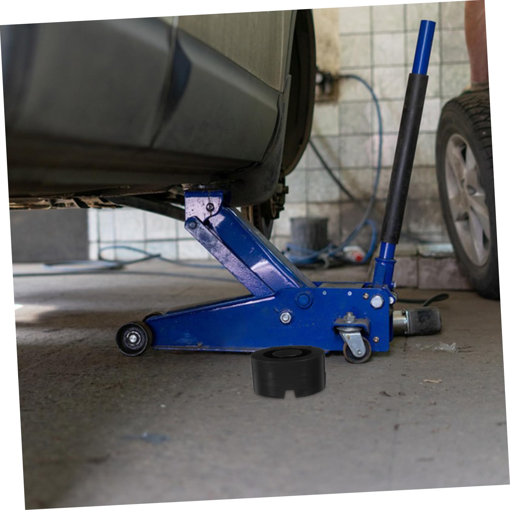 Lurrose 2pezzi Cuscinetti in Gomma Per Sollevamento Supporto in Gomma Per Martinetto Cuscinetto Livellamento Per Camper in Per Rimorchio Cuscinetto Protettivo Per Auto