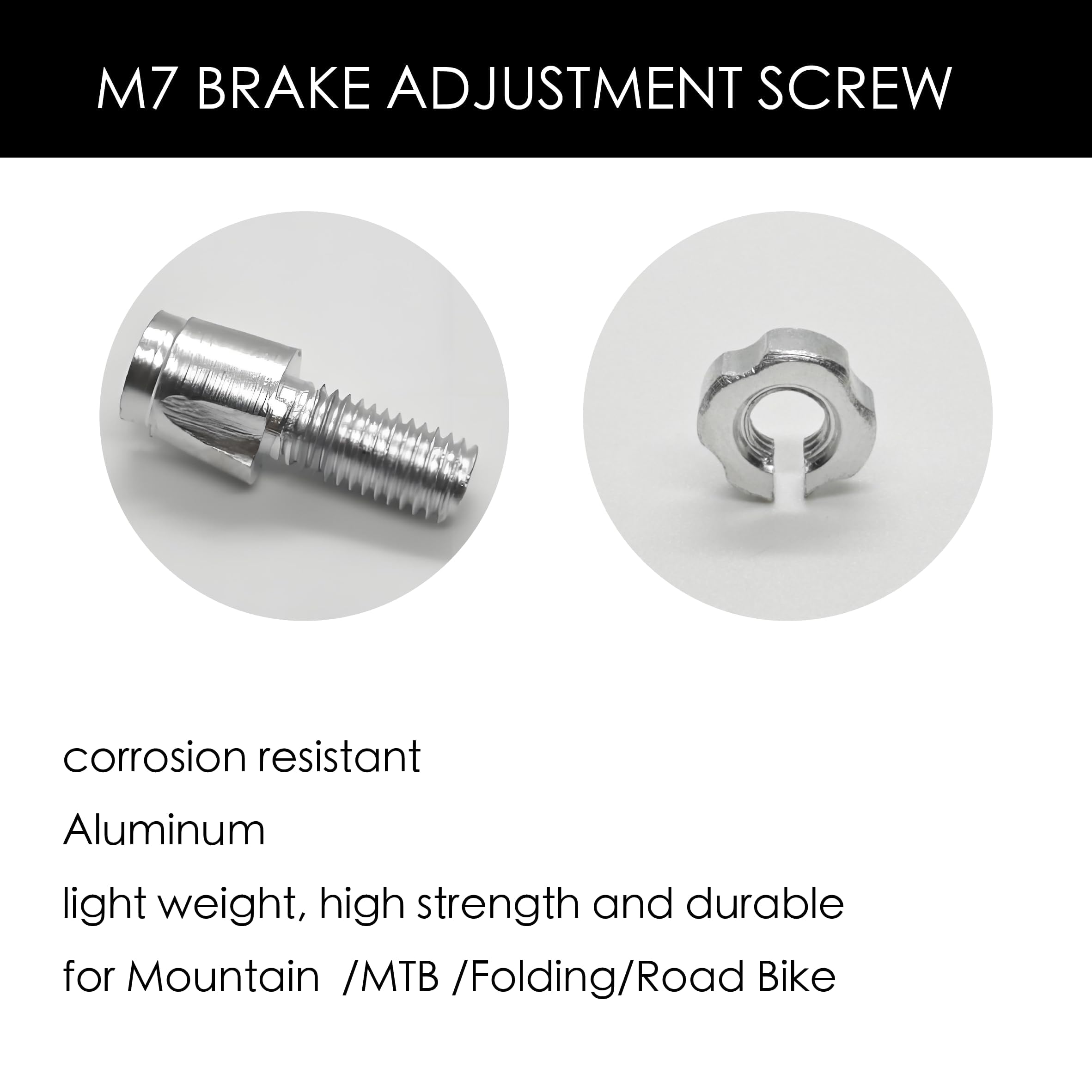 Vi Di Regolazione Della Leva Del Freno Della Bicicletta, M10, Bulloni - Foto 3