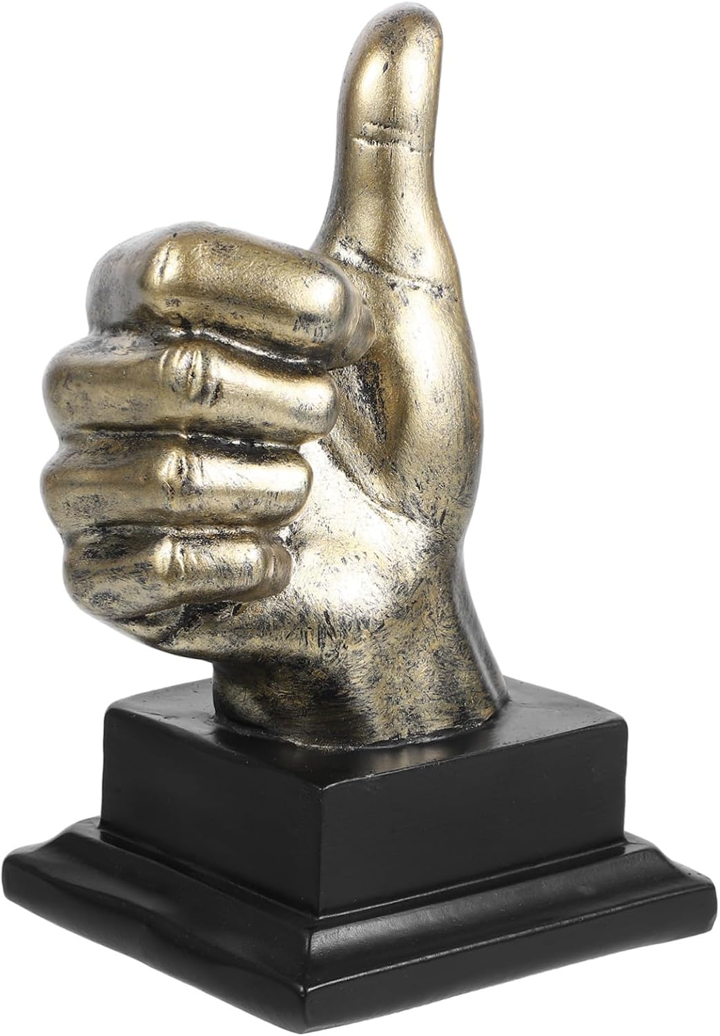 PRETYZOOM Vintage Finger Model Ornament Household Resin Gesture Decor for Office Cabinet TV Stand Unique Desktop Adornment and Decorative Model