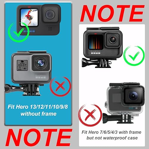 Miniatura 9 de 2 piezas de montaje vertical para GoPro, adaptador de dirección de 90 grados compatible con Insta360 ONE X2, Gopro Hero, DJI Osmo Action 2 y la