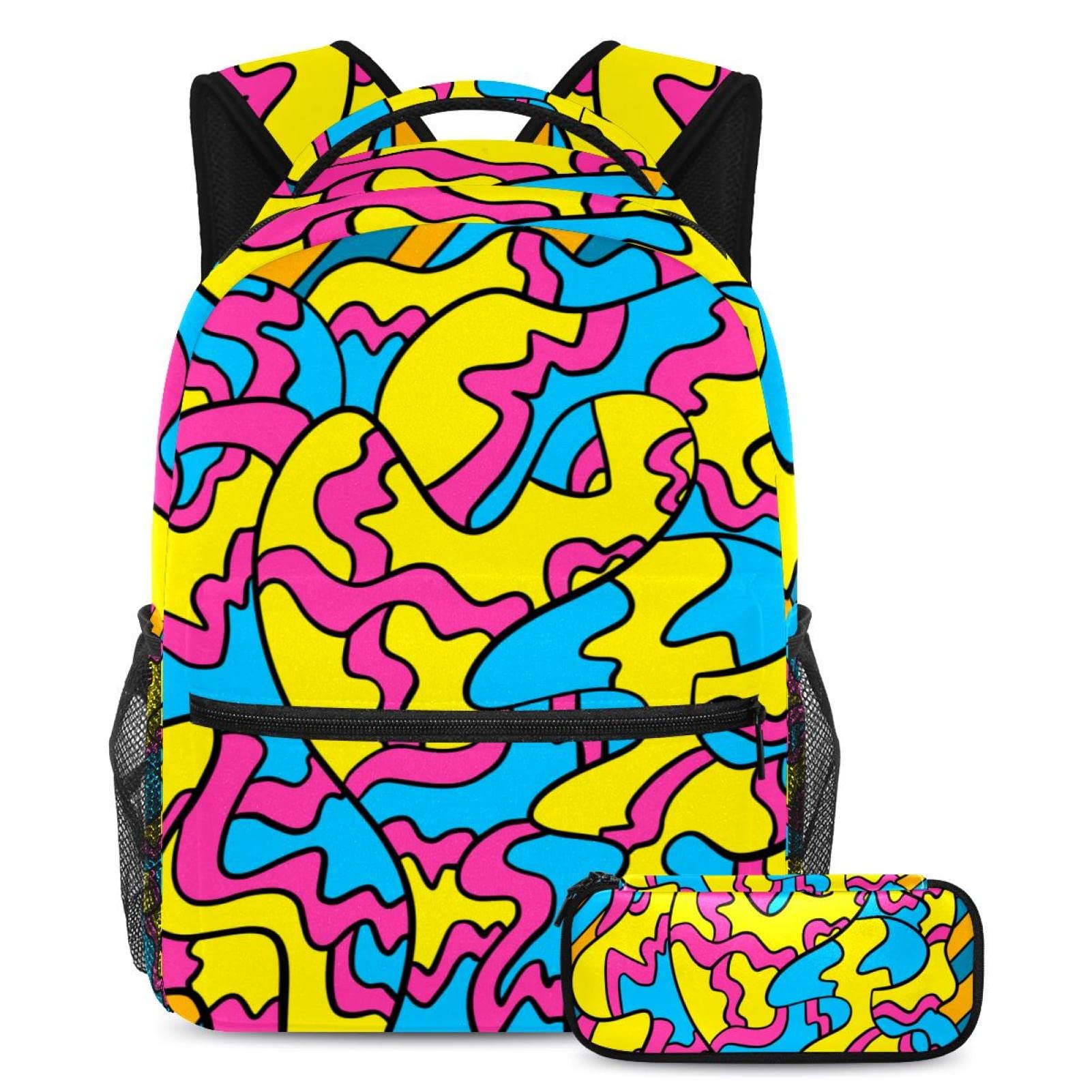 Sac à dos de voyage avec porte-bouteille pour école collège loisirs - 7