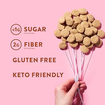 HighKey Low Carb Snickerdoodle Cookie - Keto Snacks Diabetic Desserts Diet Friendly Food Gluten Free Zero Carbs Treat Cinnamon Sweets Healthy Snack Foods Almond Flour Sugar Free Cookies 6Pack