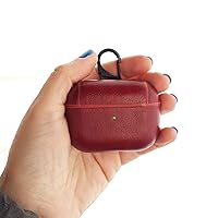 Vista 5 de Custom Name AirPods Pro Case Personalized PU Leather (Vegan) with Name, Protective Cover Compatible with Apple AirPod Pro Front LED Visible Support