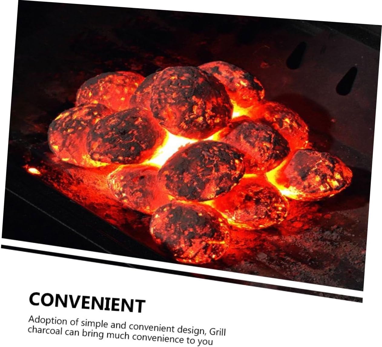 Happyyami Fire Charcoal for Outdoor BBQ Grilling 1 Pack Charcoal Blocks for Camping and Picnics for Grills and Fireplaces Efficient Heating