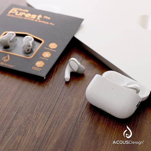Miniatura 5 de ACOUS Design Purest Pro - Fundas de silicona antideslizantes para audífonos deportivos de repuesto para mejorar la calidad de sonido, compatible con