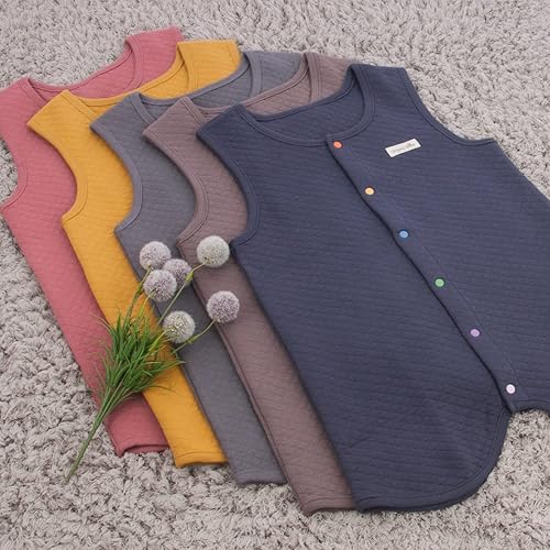 Miniatura 5 de OrganicBoom - Chaleco de jacquard acolchado de 100 % algodón orgánico certificado para dormir, suave manta para llevar