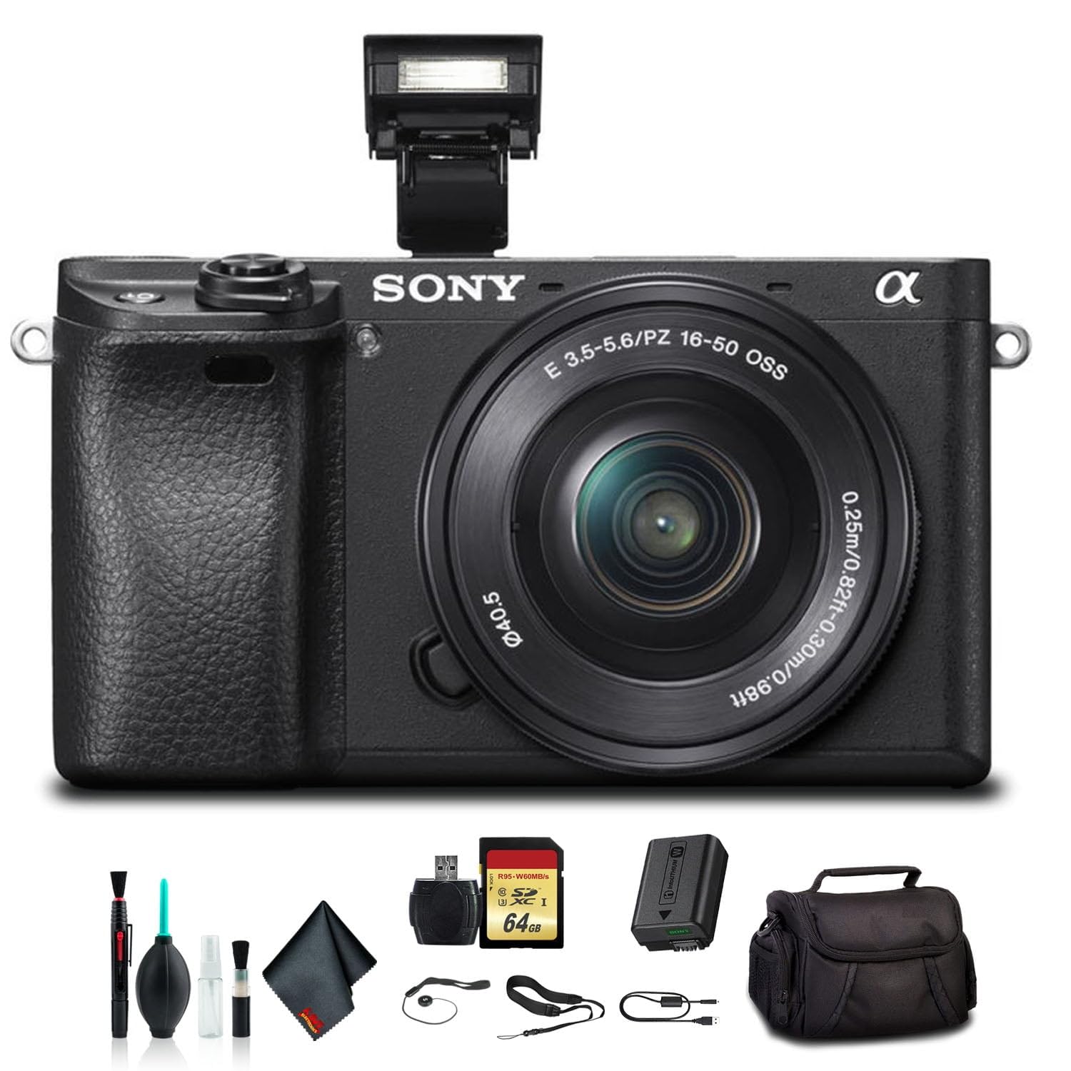 Amazon.com : Sony Alpha a6300 Camera with 16-50mm Lens & Camera