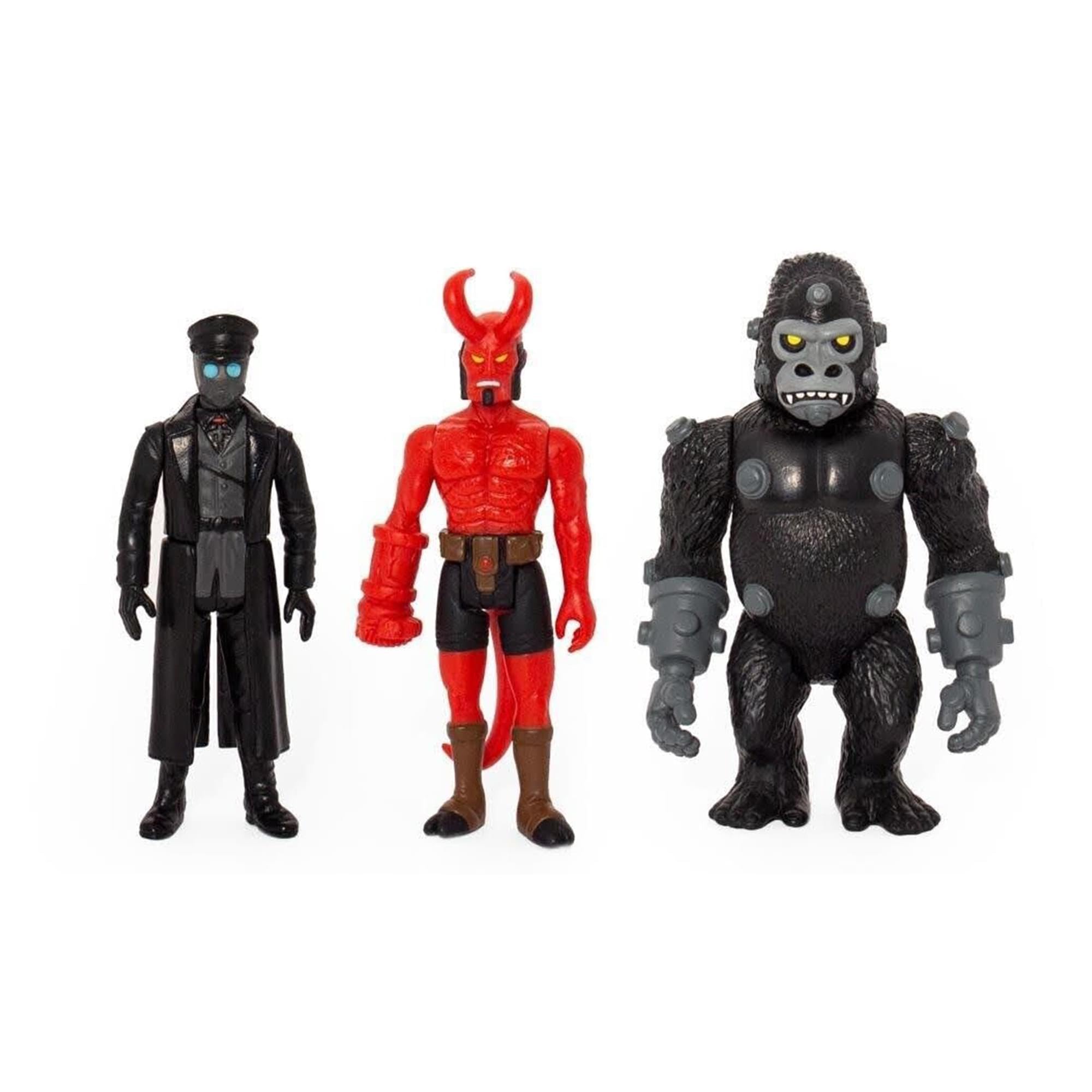 Super 7 Hellboy Reaction Action Figures 3 Pack A : Amazon.com.au: Toys \u0026  Games