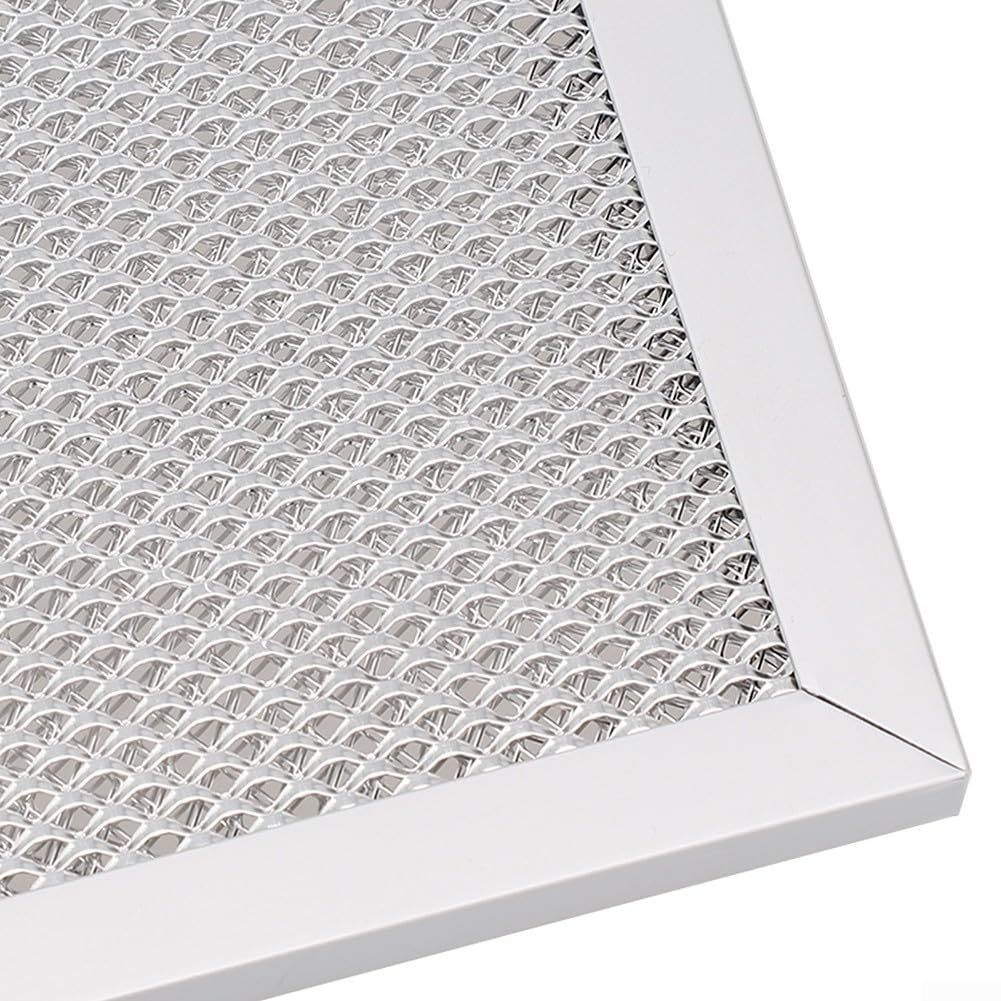 Roestvrij stalen afzuigkapfilters, Metalen afzuigkap Mesh vetfilter, Afzuigkap Filter Mesh Extractor, Olie scherm Range Onderdelen 340x280x9mm
