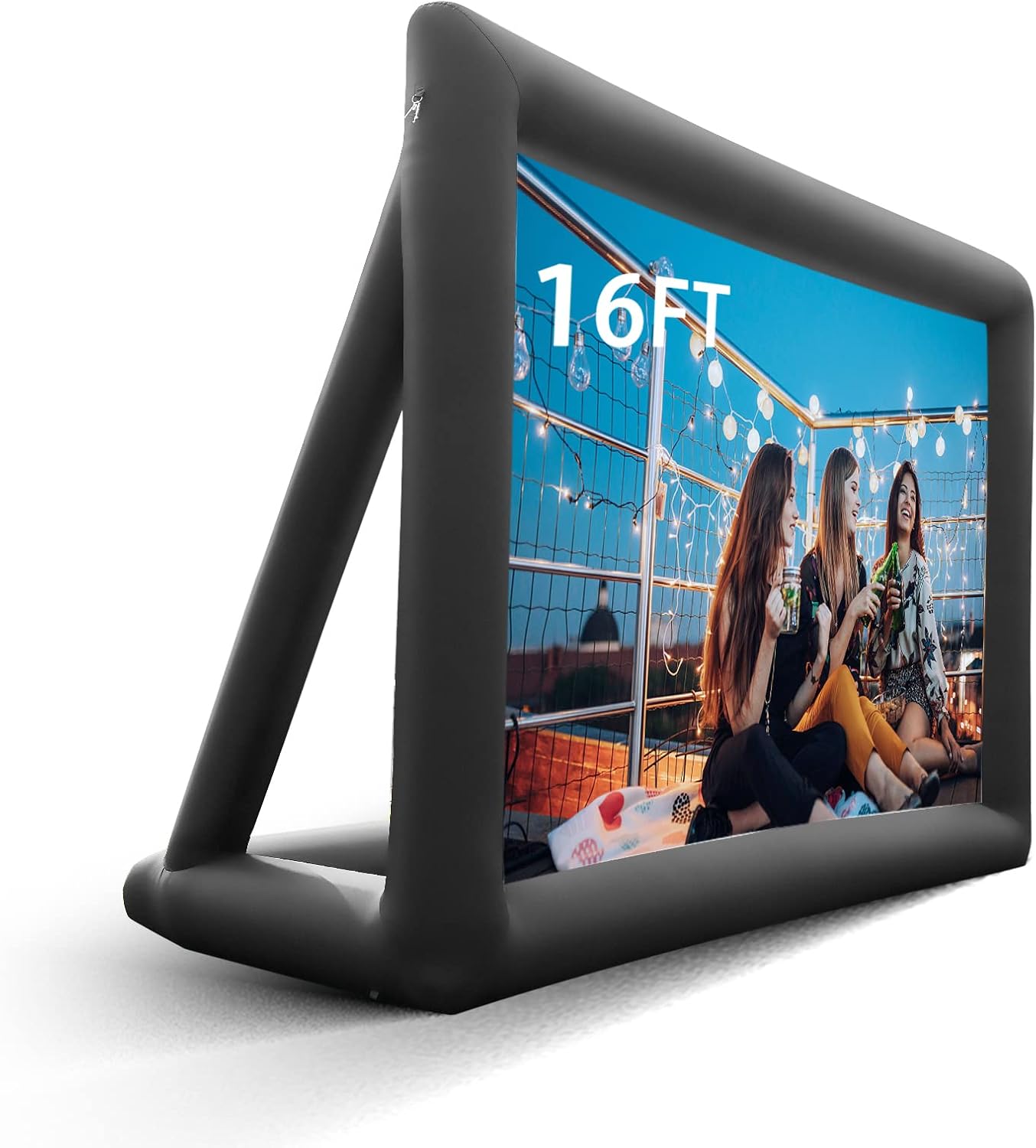 Heipigo Inflatable Outdoor Projector Screen 16FT Outdoor Movie Screen with Internal