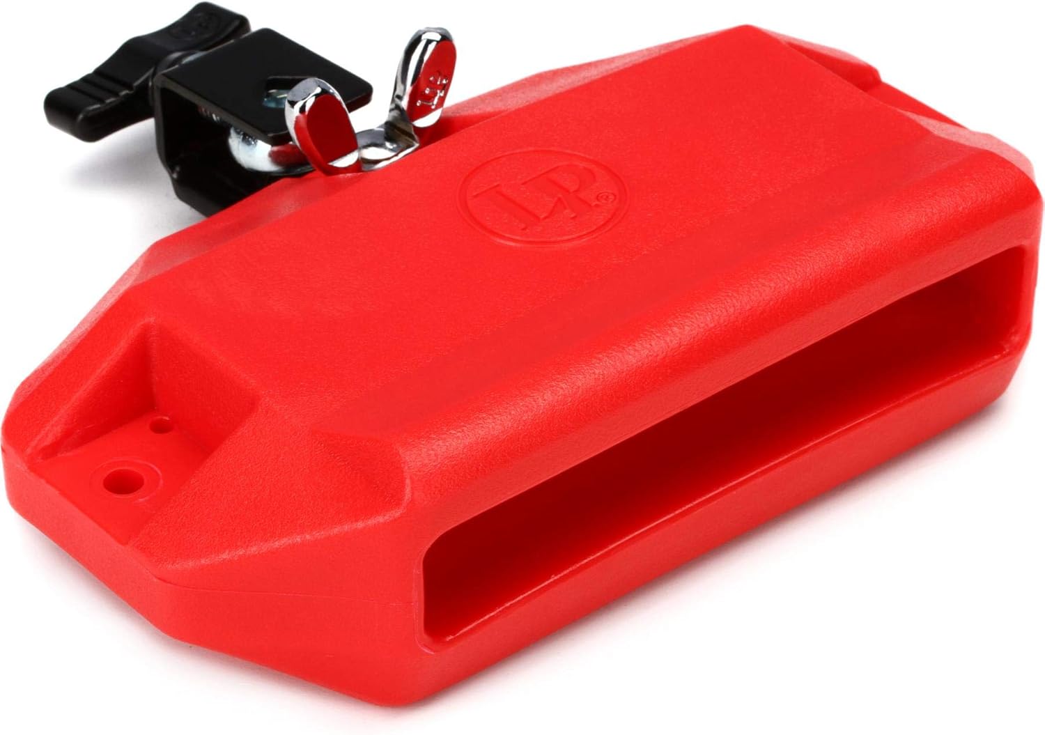 Latin Percussion Medium Pitch Jam Block with Bracket and Pro Cowbell Beater