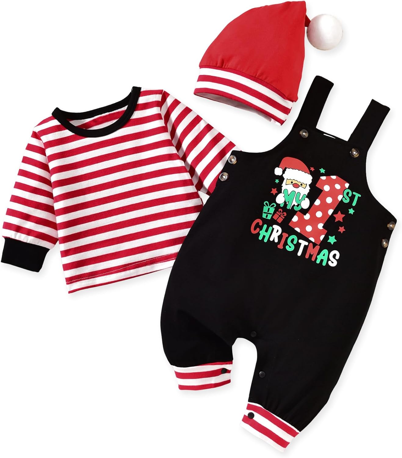 MINIFEIKO Newborn Baby Boys Holiday Outfit